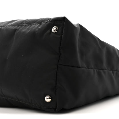 Prada Tessuto Nylon Vela Saffiano Tote Black 10 of 14
