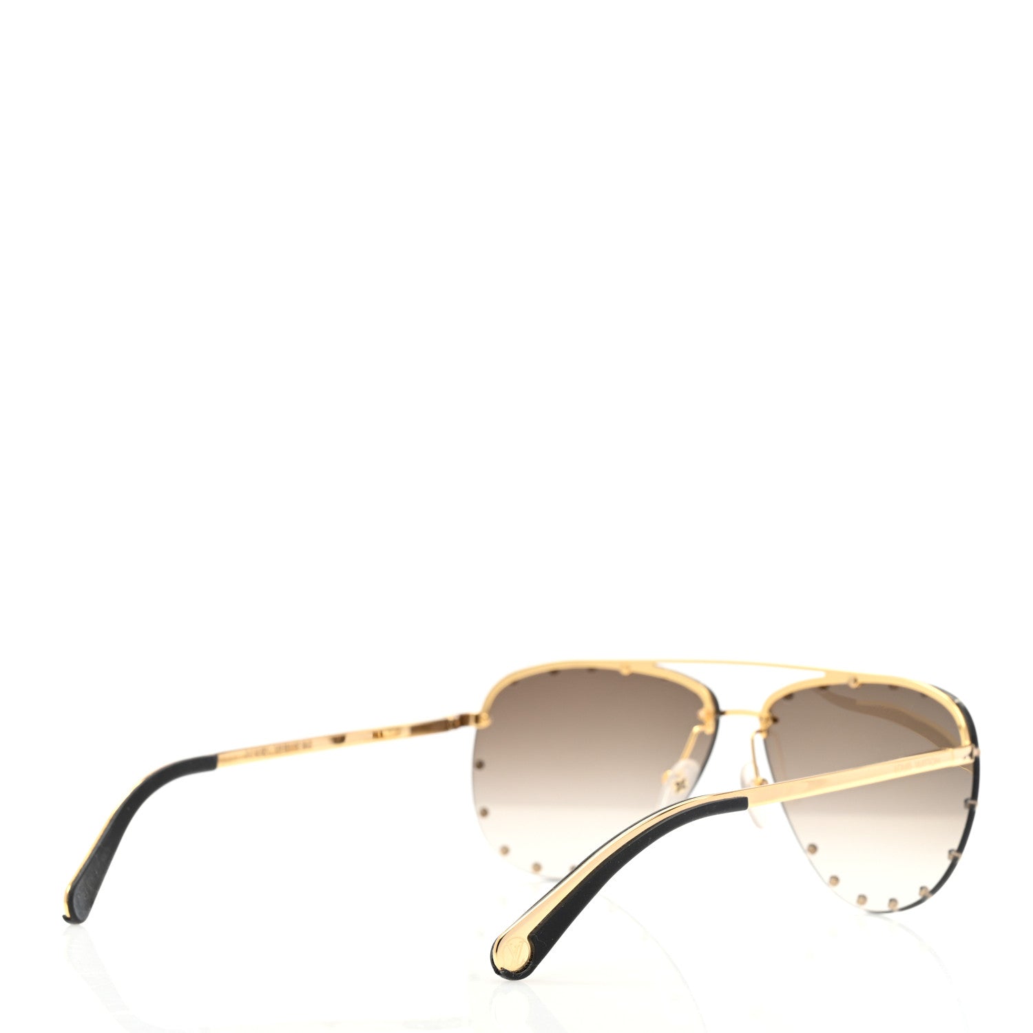 Louis Vuitton The Party Aviator Gradient Sunglasses Z0914U Brown 4 of 8