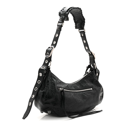 Balenciaga Agneau Arena Small Le Cagole Shoulder Bag Black 7 of 21