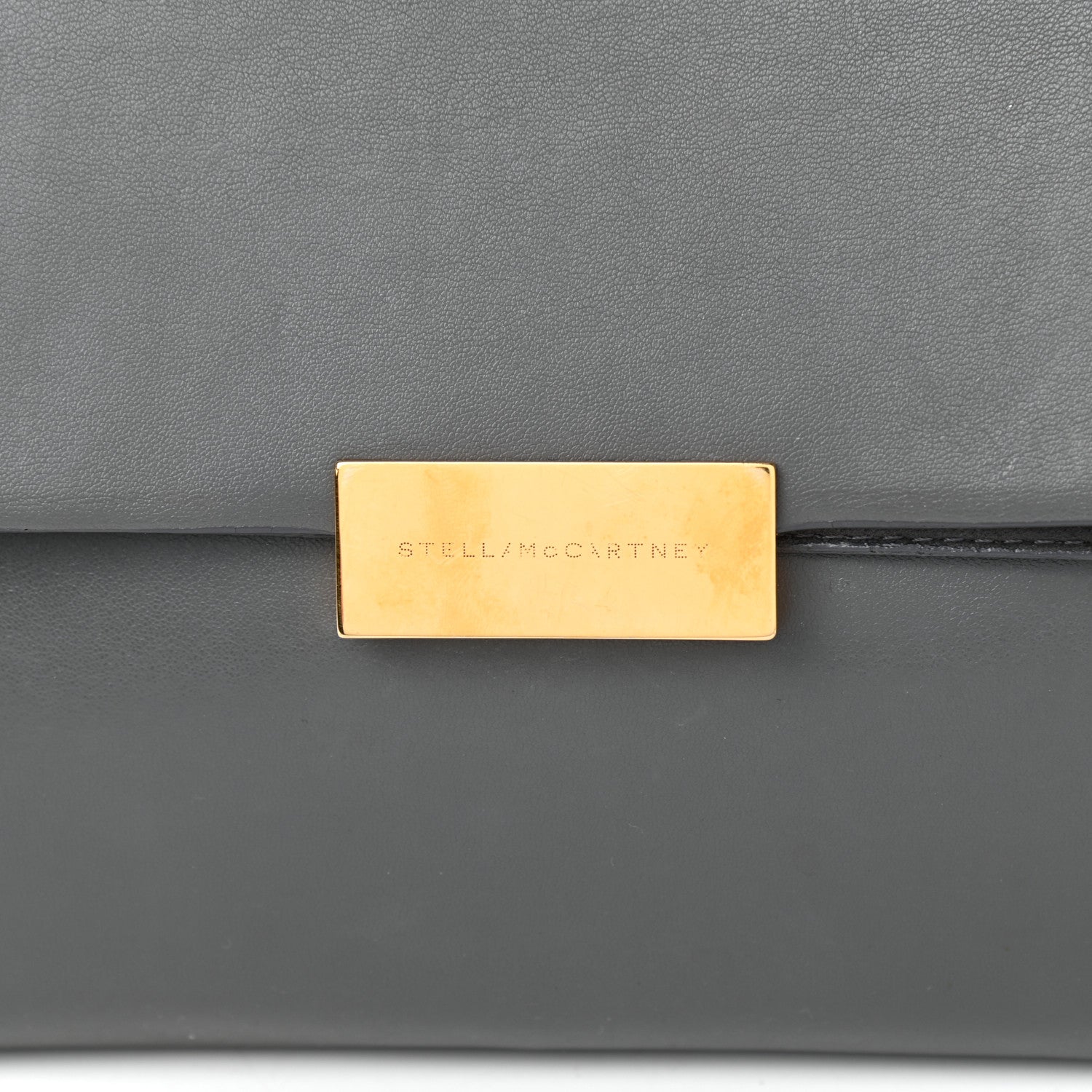 Stella McCartney Faux Napa Beckett Shoulder Bag Grey 10 of 10