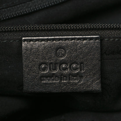 Gucci Guccissima Large New Ladies Web Hobo Black 6 of 11