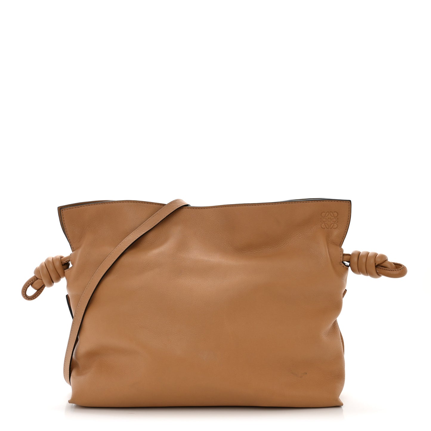 Nappa Medium Flamenco Knot Bag Warm Desert