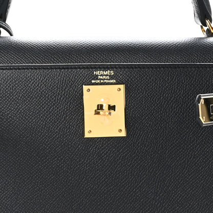 Hermes Epsom Kelly Sellier 28 Black 6 of 11