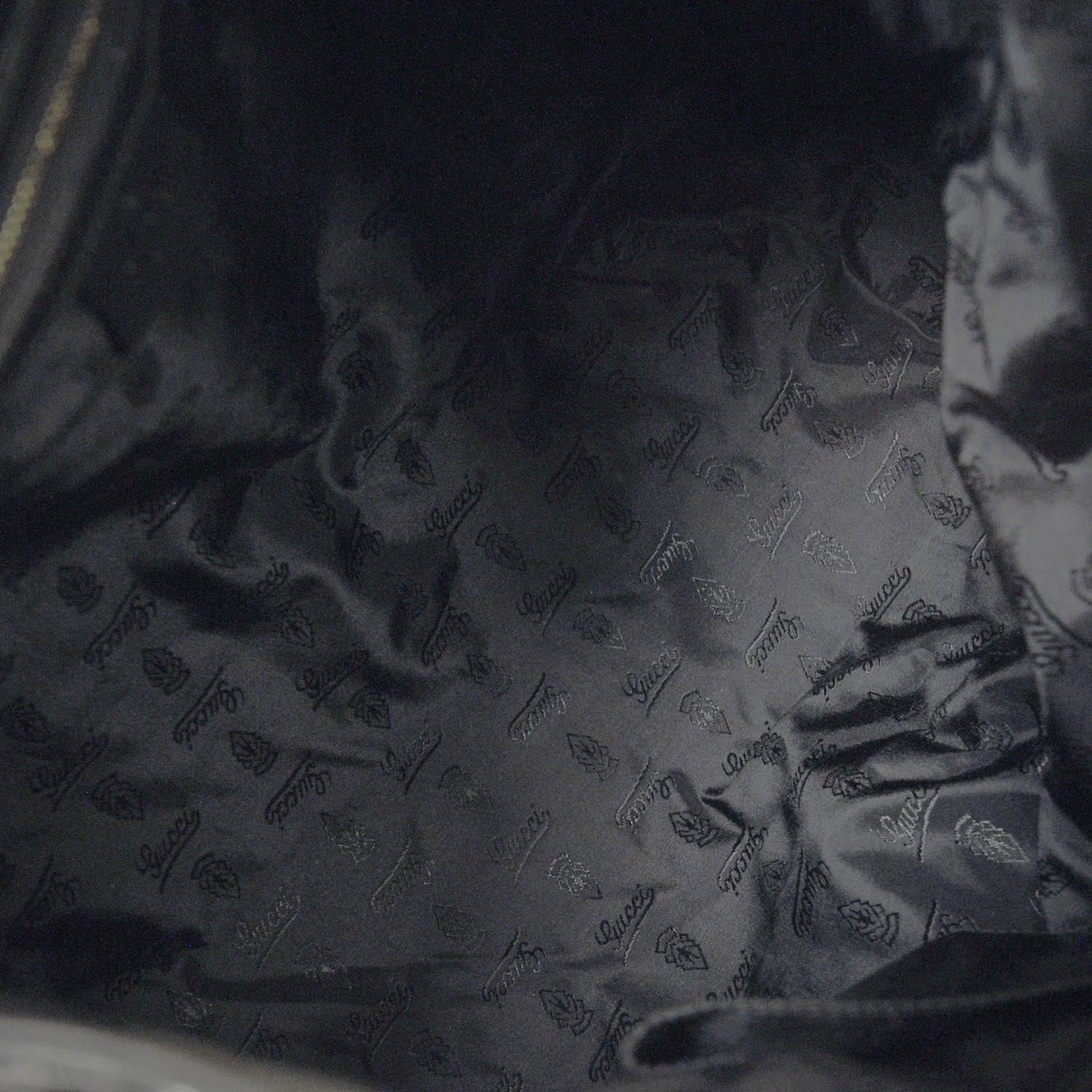 Gucci Patent Leather Hysteria Tote Black 6 of 9