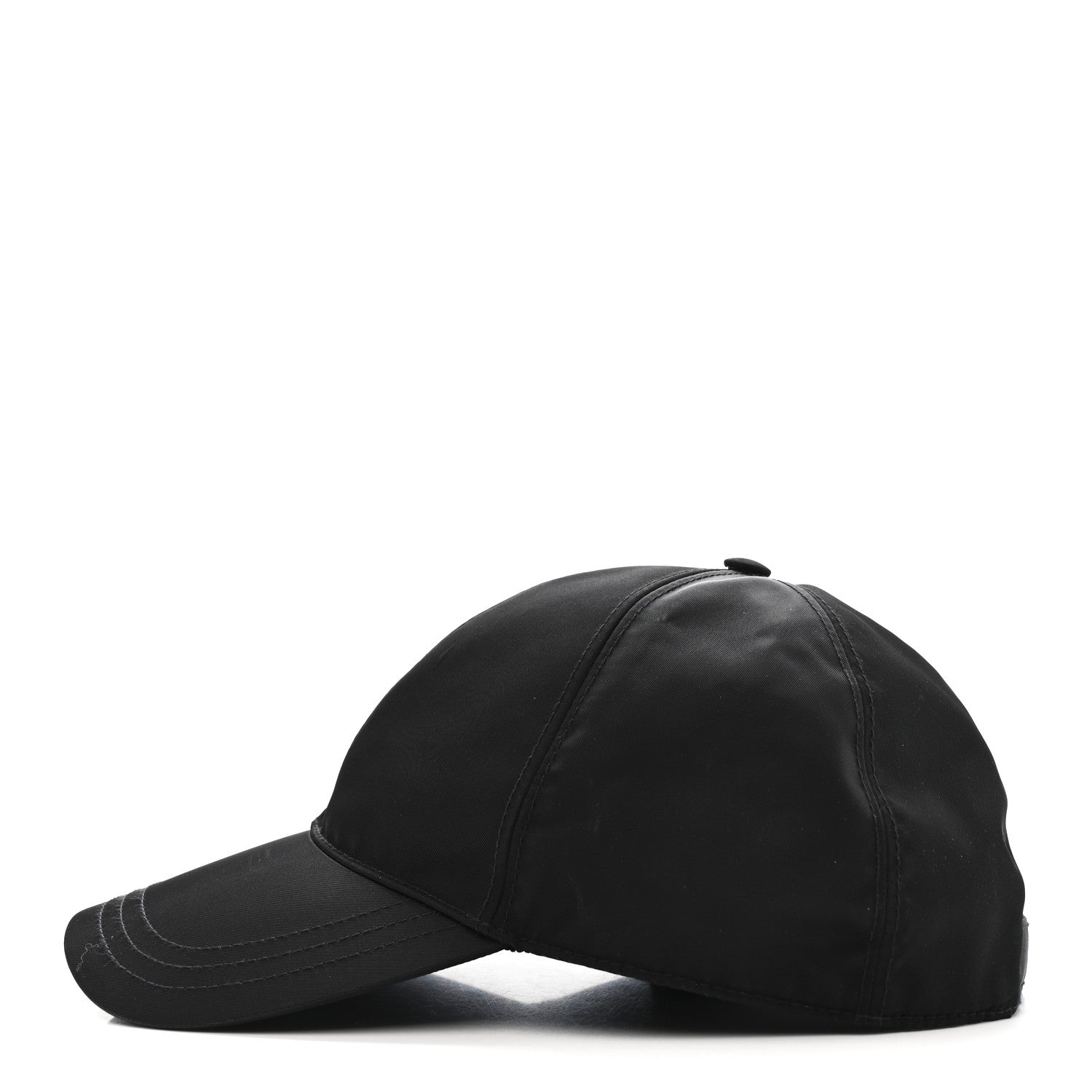 Prada Re-Nylon Mens Baseball Cap XL Black 1809476 – FASHIONPHILE