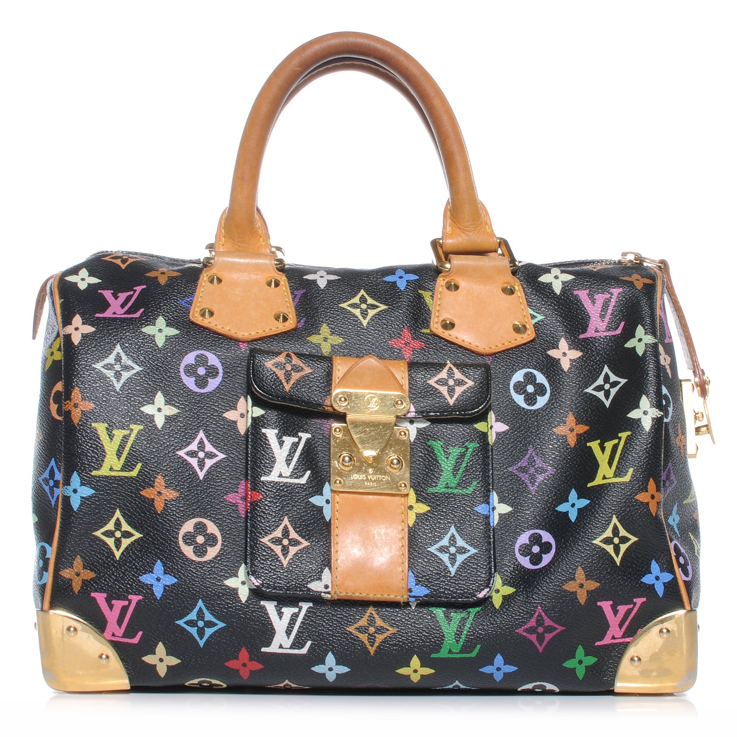 Monogram Multicolor Speedy 30 Black