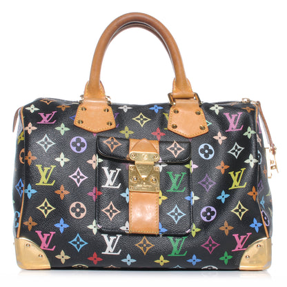 Louis Vuitton Monogram Multicolor Speedy 30 Black 1 of 7