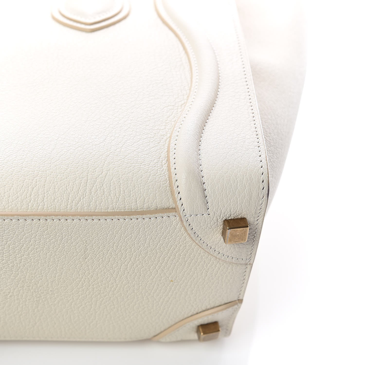 Celine Goatskin Micro Luggage White 20 of 22