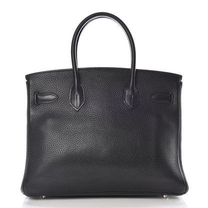 Hermes Taurillon Clemence Birkin 30 Black 5 of 42