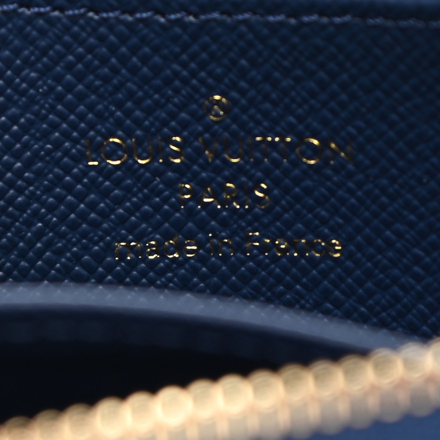 Denim Monogram Jacquard Zippy Coin Purse Bleu