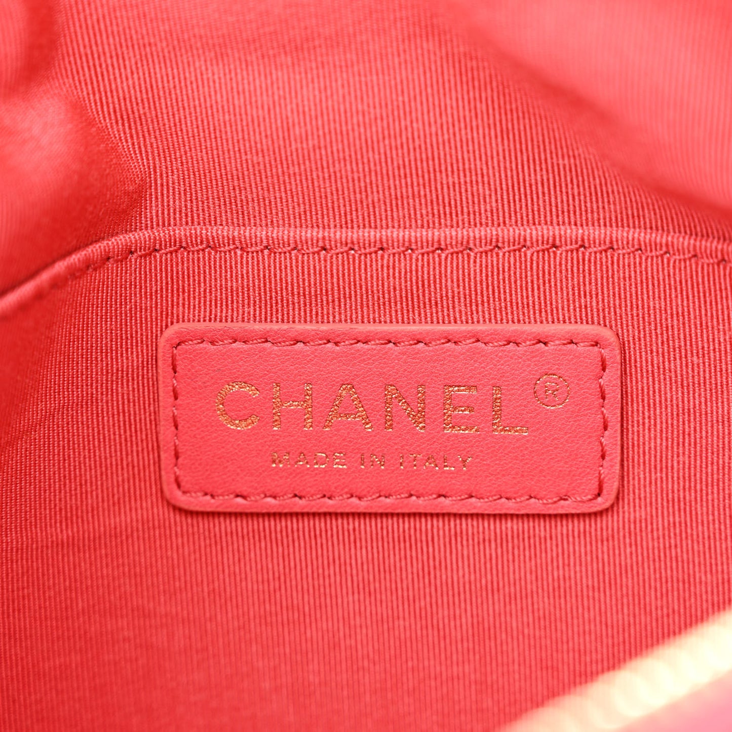 Crumpled Lambskin Quilted Bi Waist Bag Fanny Pack Pink