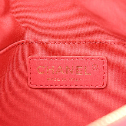Chanel Crumpled Lambskin Quilted Bi Waist Bag Fanny Pack Pink 6 of 10