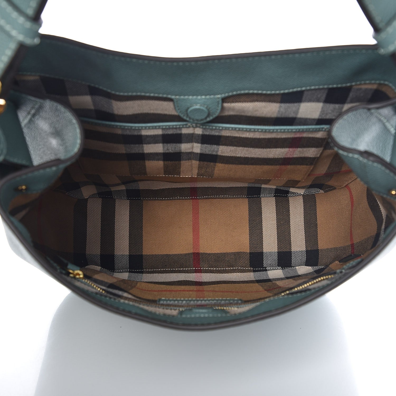 Burberry Grainy Calfskin Small Elmstone Hobo Eucalyptus Green 5 of 9