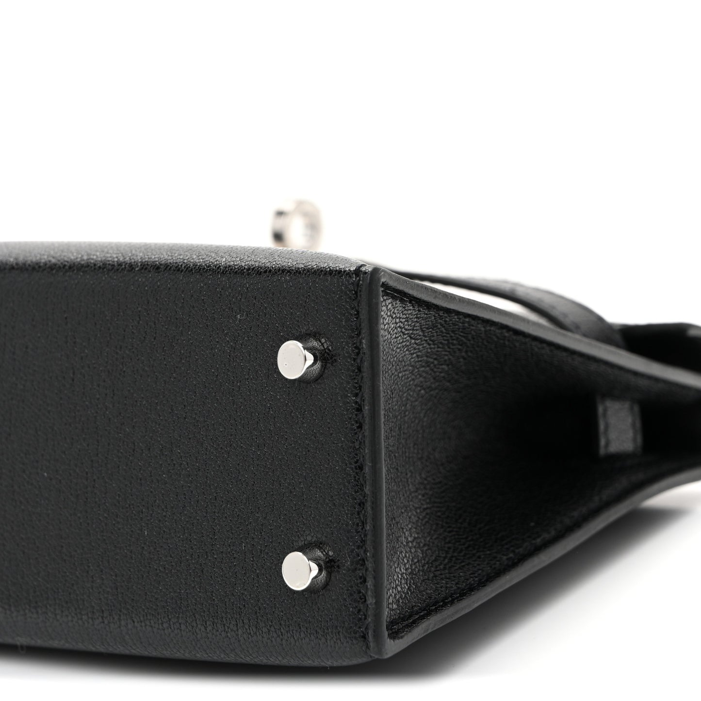 Chevre Chamkila Lizard Mini Kelly Sellier Touch 20 Black Ombre