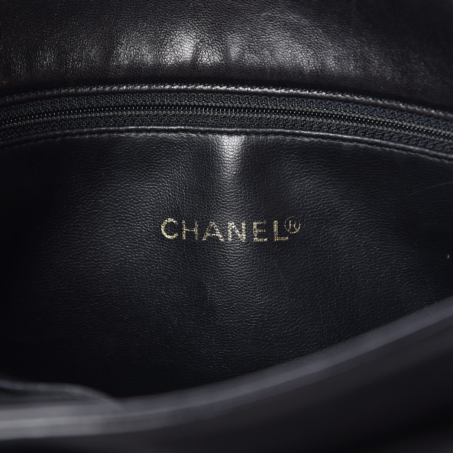 Chanel Lambskin CC Shopper Tote Black 7 of 13