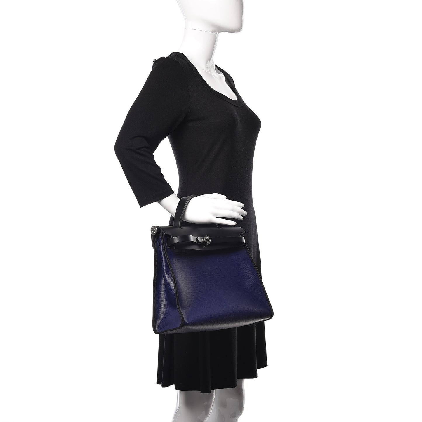 Toile H Berline Vache Hunter Herbag Zip PM 31 Bleu Encre Black