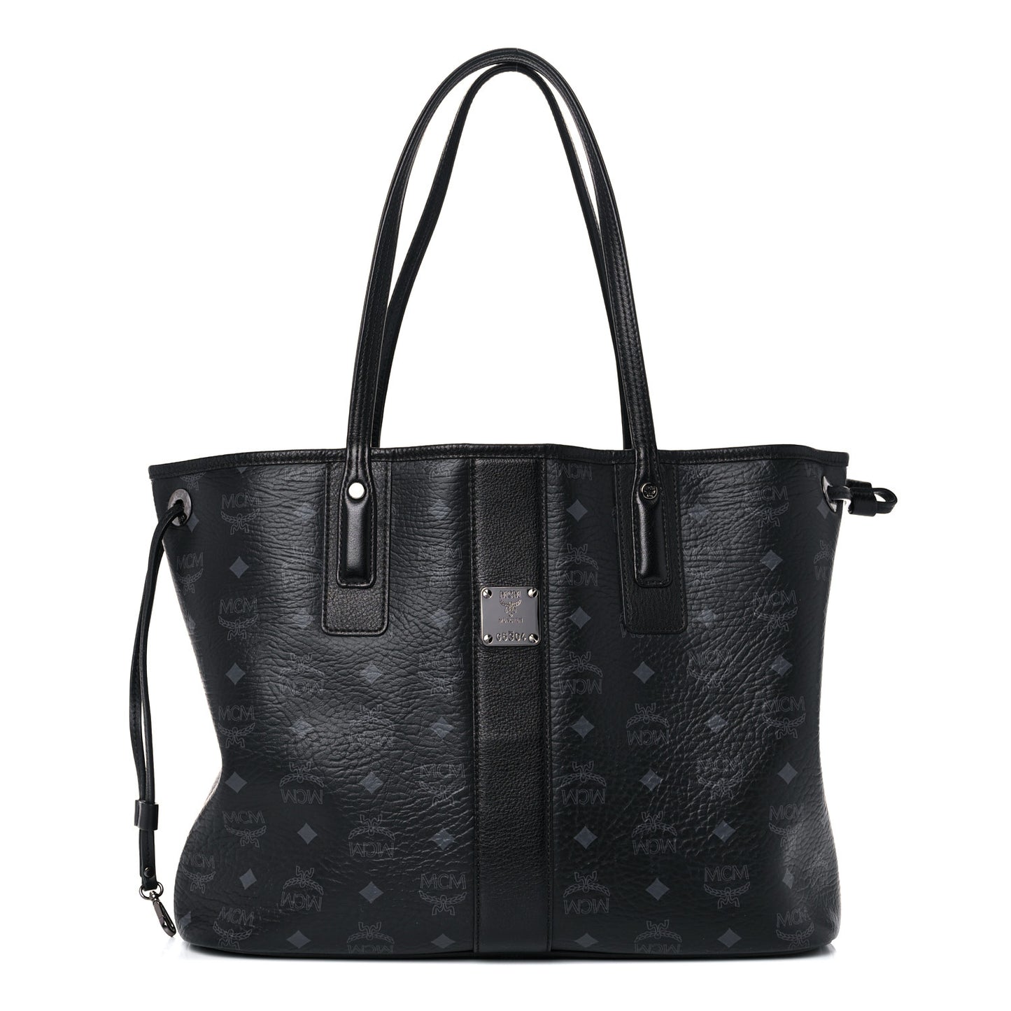 Visetos Medium Liz Reversible Shopper Tote Black