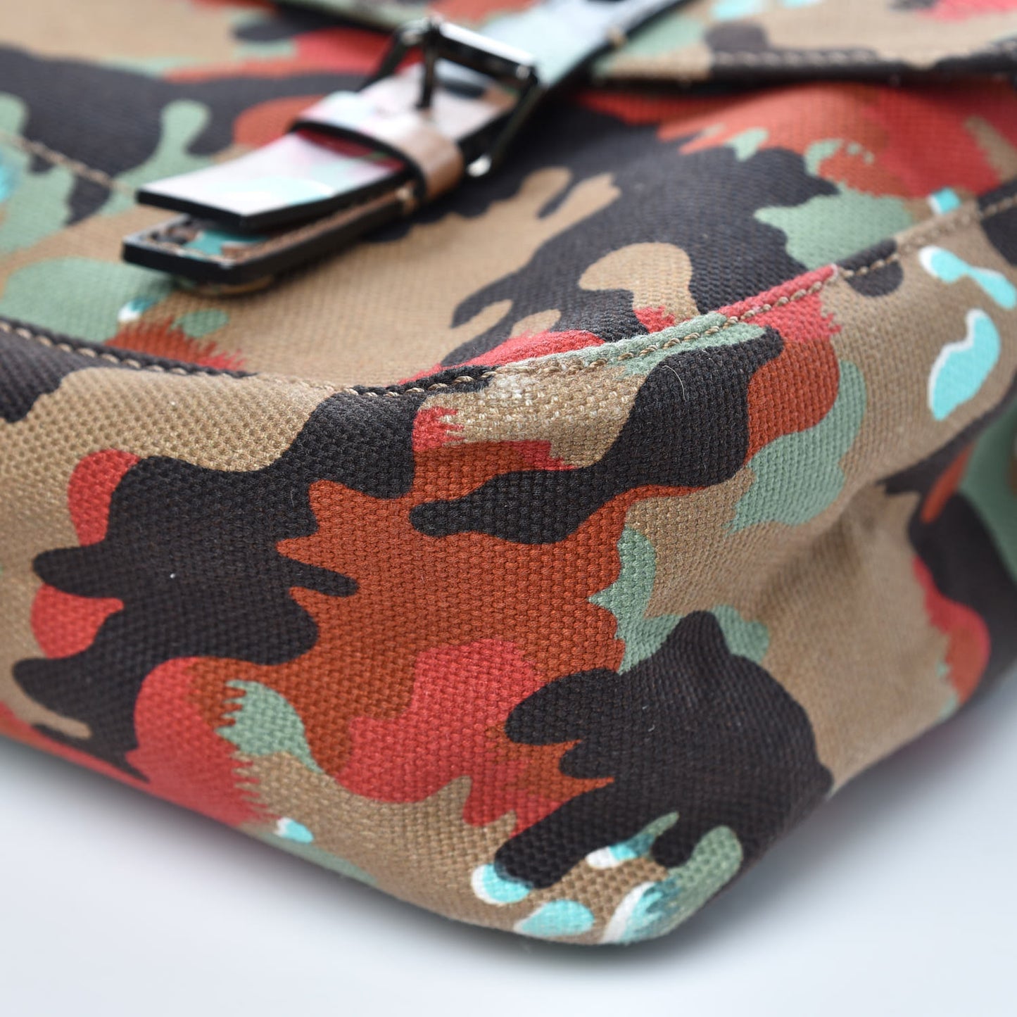 Canvas Camouflage Rockstud Messenger
