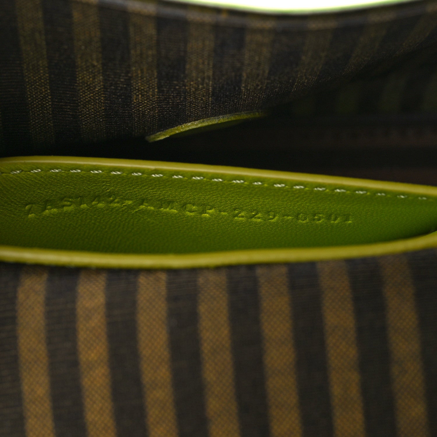 Fendi Silk Satin Phone Baguette Wasabi 7 of 10