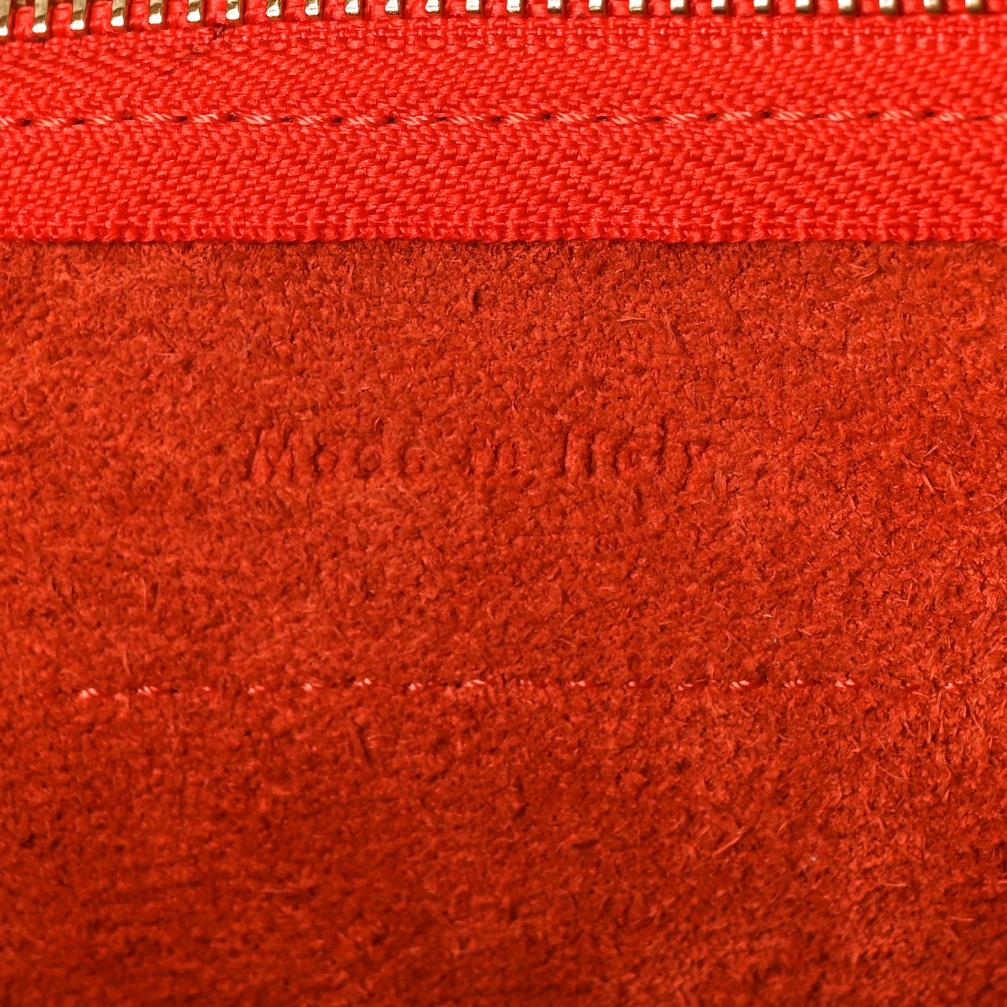 Grained Calfskin Nano Belt Bag Carnelian