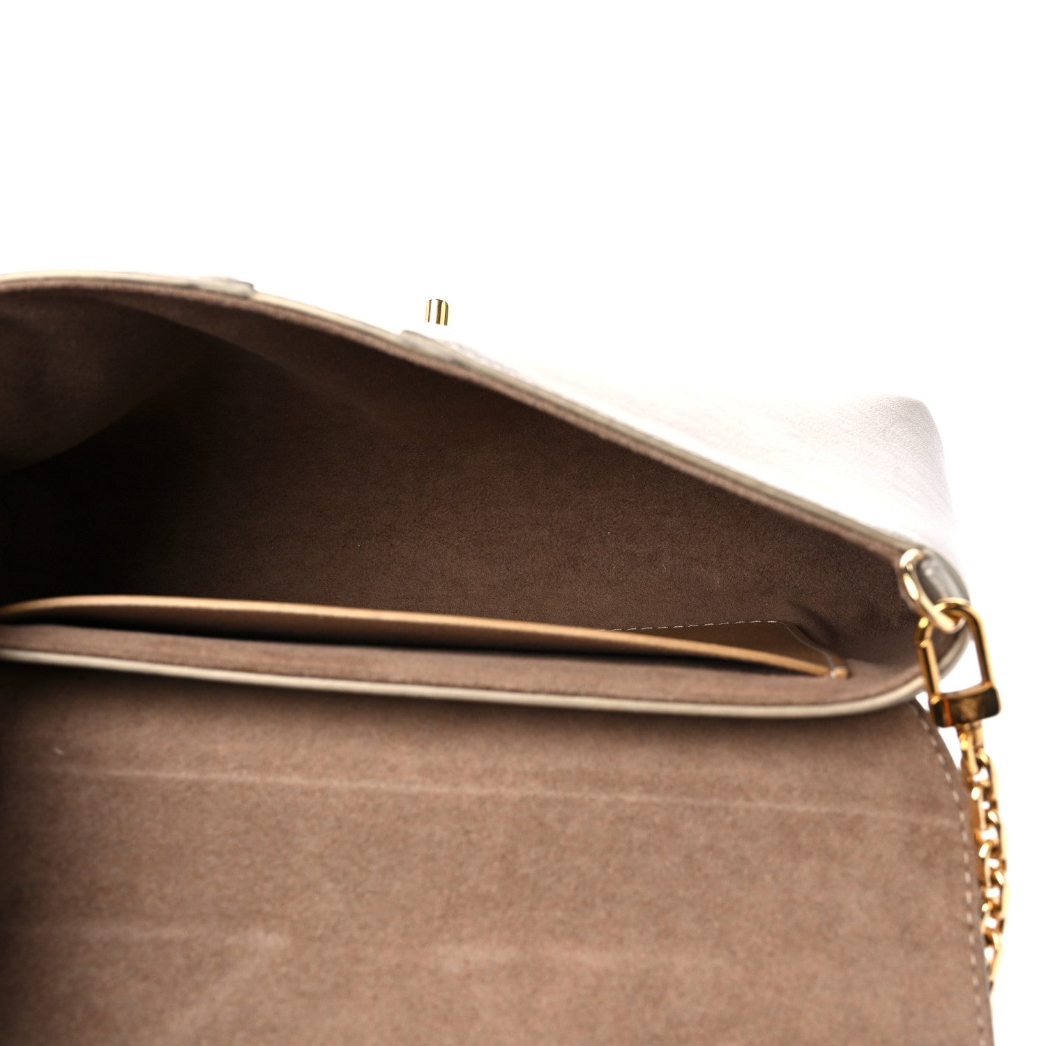 Louis Vuitton Metallic Calfskin Love Note Gold Silver 5 of 8