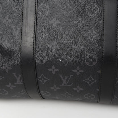 Louis Vuitton Monogram Eclipse Keepall Bandouliere 55 14 of 20