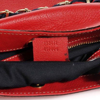 Gucci Leather Capri Shoulder Bag Red 8 of 8