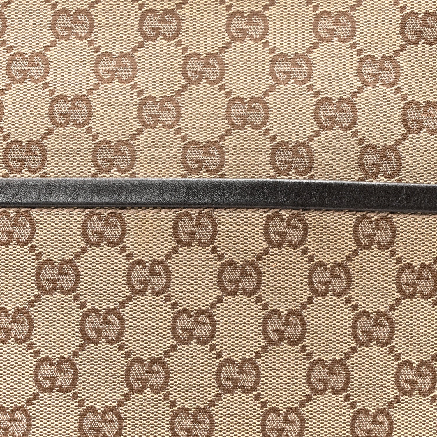 Gucci Monogram Braided Shoulder Bag Brown 8 of 10