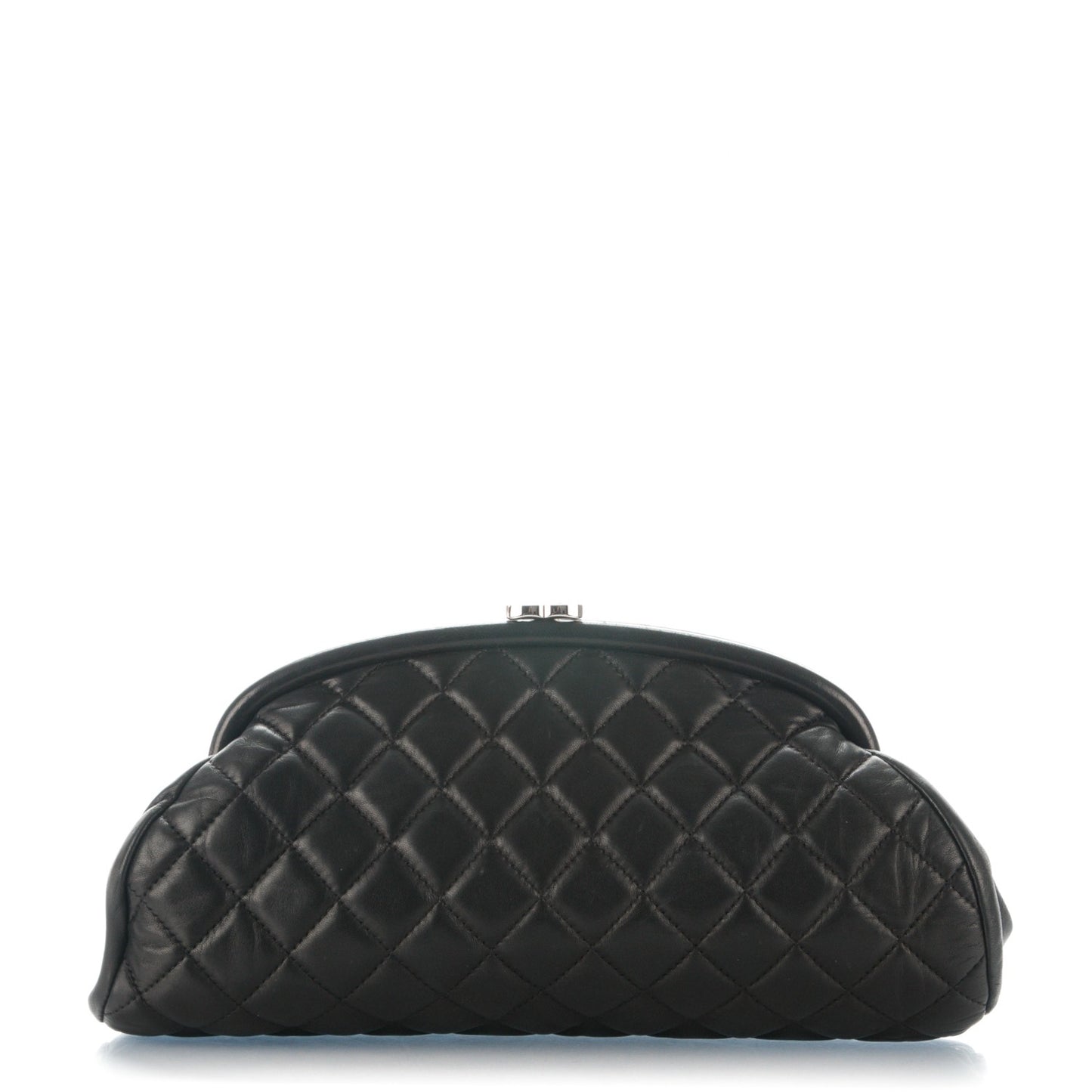 Lambskin Quilted Timeless Clutch Black