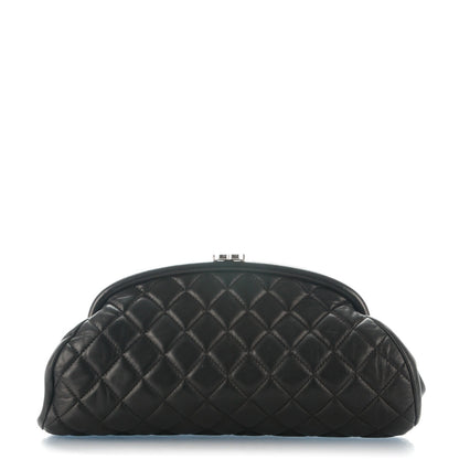 Chanel Lambskin Quilted Timeless Clutch Black 1 of 7