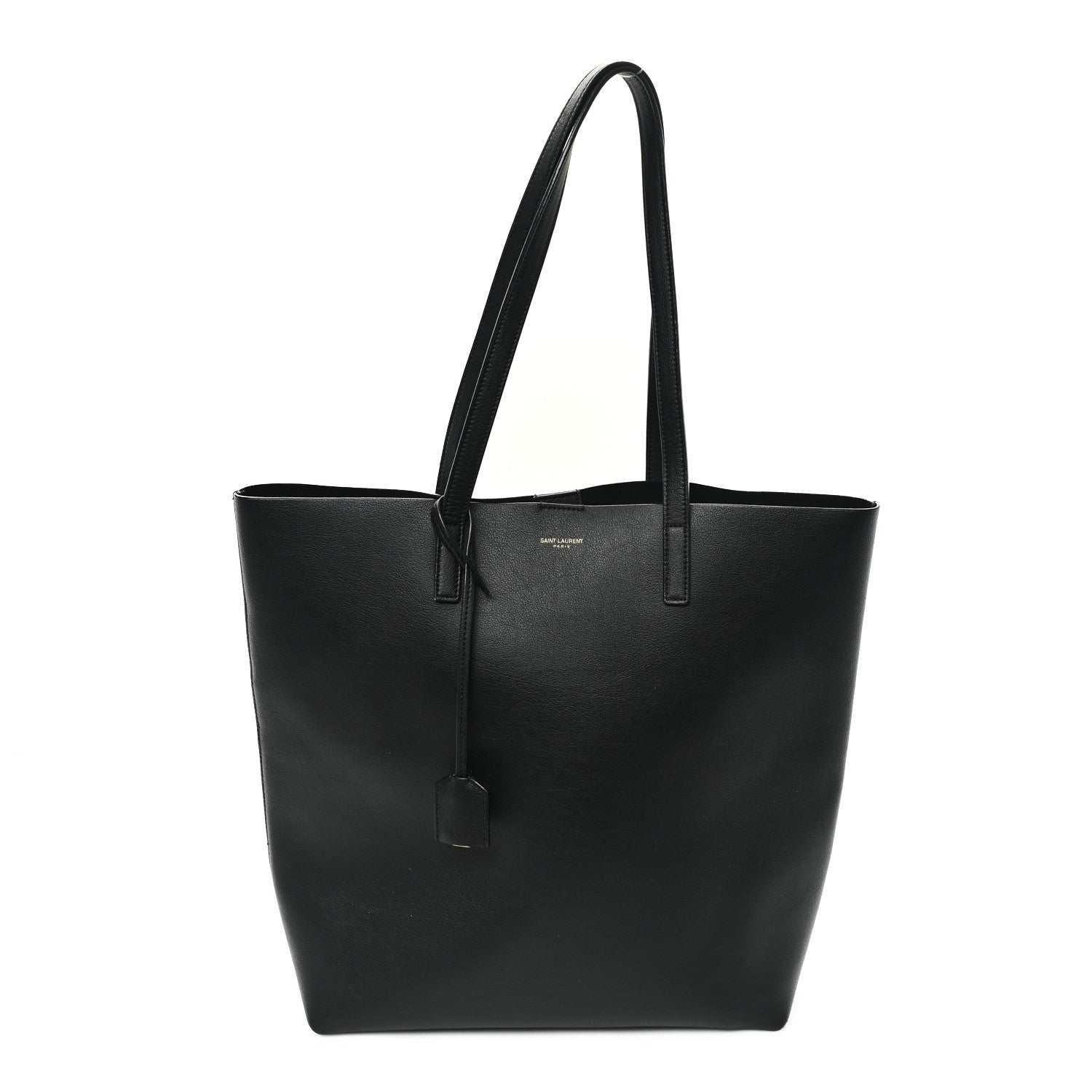 Saint Laurent Calfskin North-South Shopping Tote Black 1 of 12