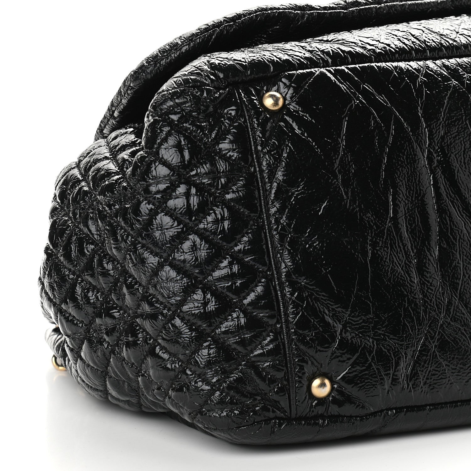 Chanel Vinyl XL Rock and Chain Flap Black 8 of 10