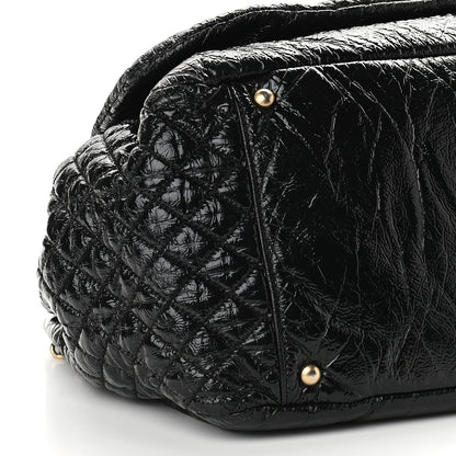 Chanel Vinyl XL Rock and Chain Flap Black 8 of 10