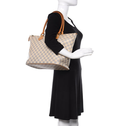 Louis Vuitton Damier Azur Saleya MM 2 of 8