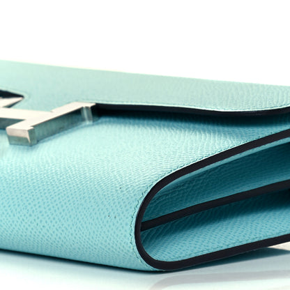 Hermes Epsom Constance Wallet To Go Bleu Atoll 10 of 11