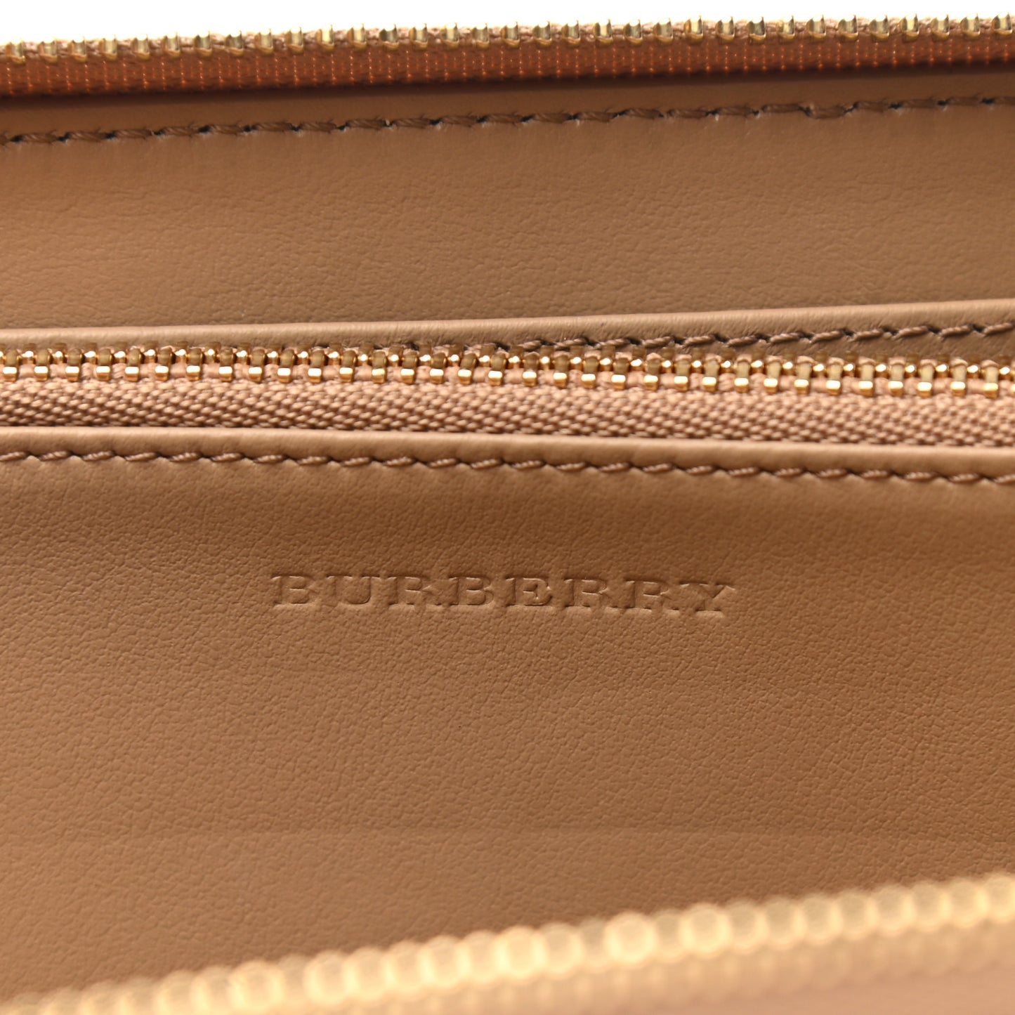Haymarket Check Large Ziggy Zip Around Wallet Dusty Pink