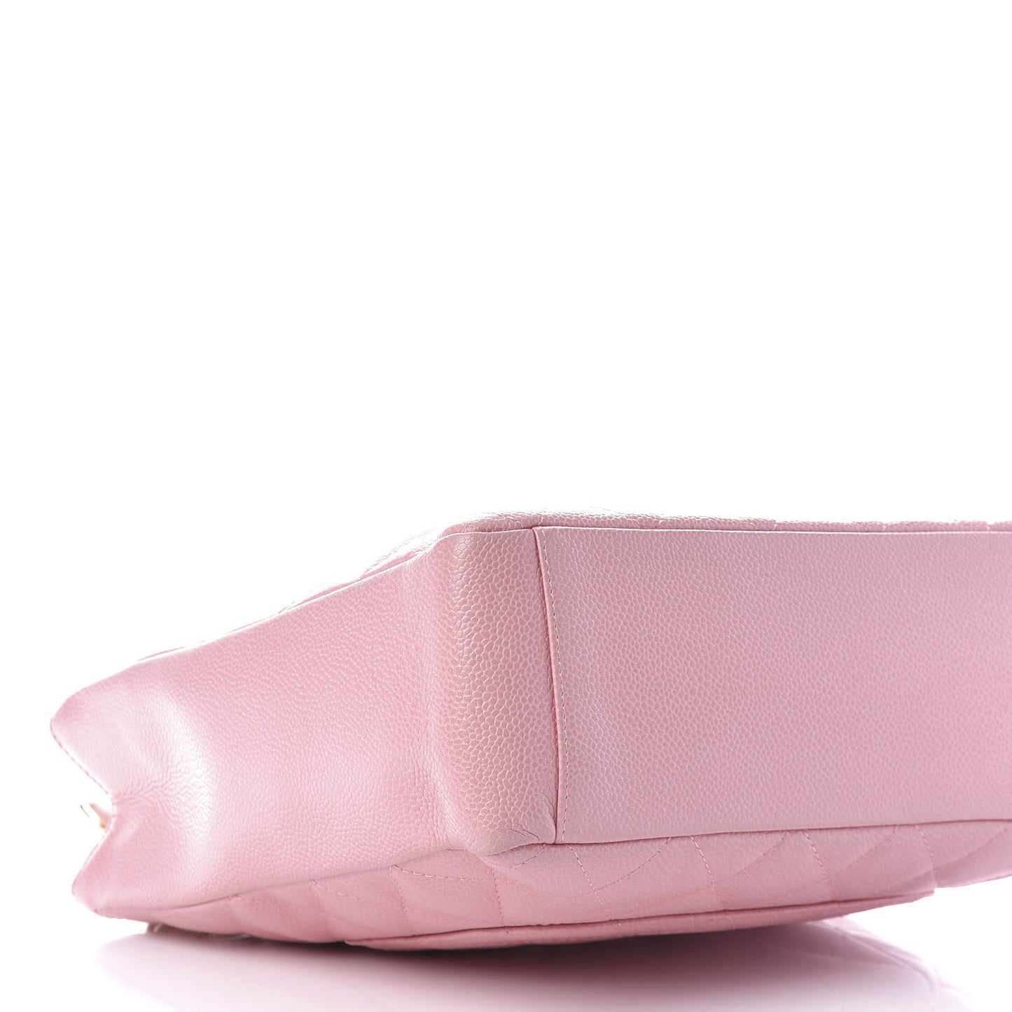 Caviar Quilted Petit Shopping Tote PST Pink