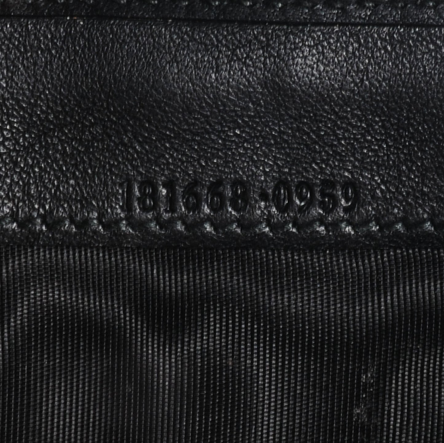 Guccissima Ladies Web Long Wallet Black
