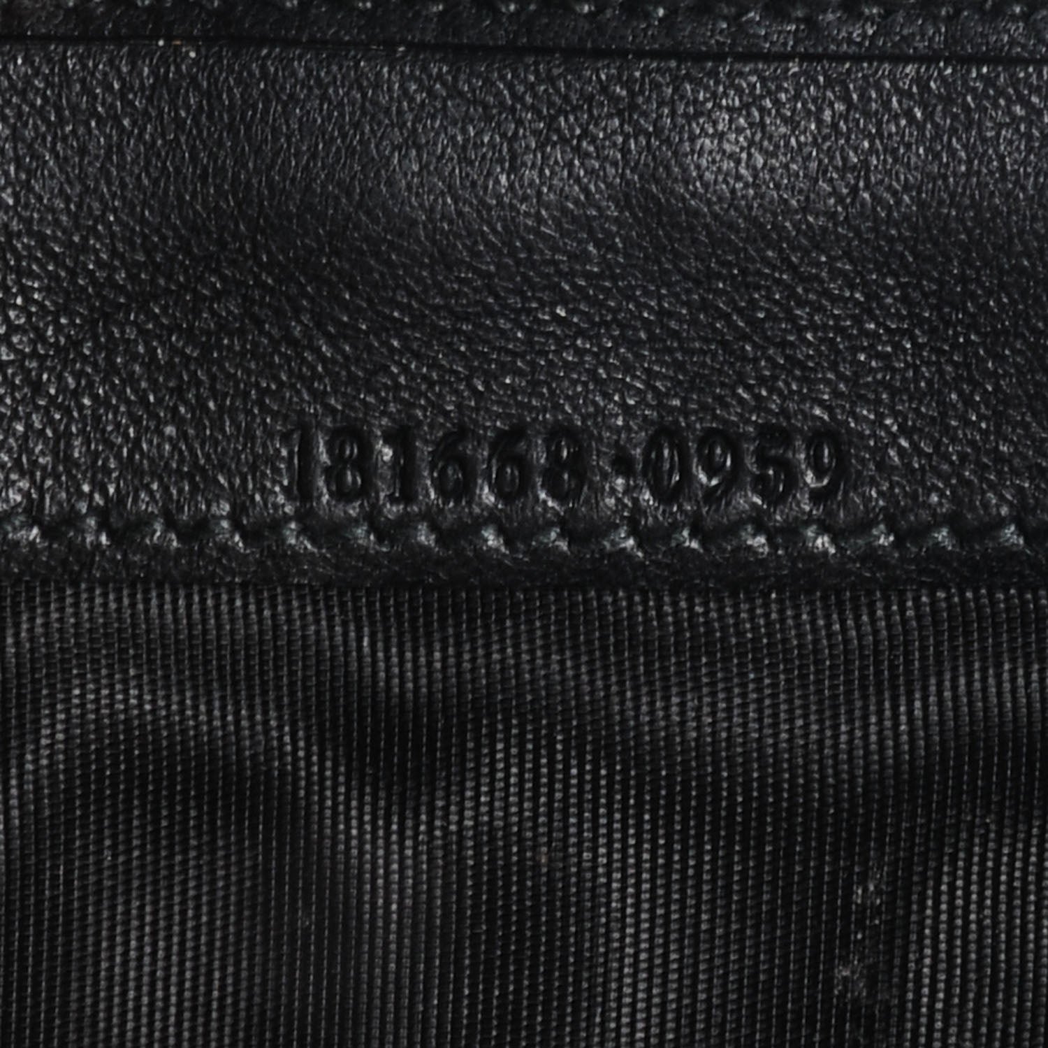 Gucci Guccissima Ladies Web Long Wallet Black 6 of 6
