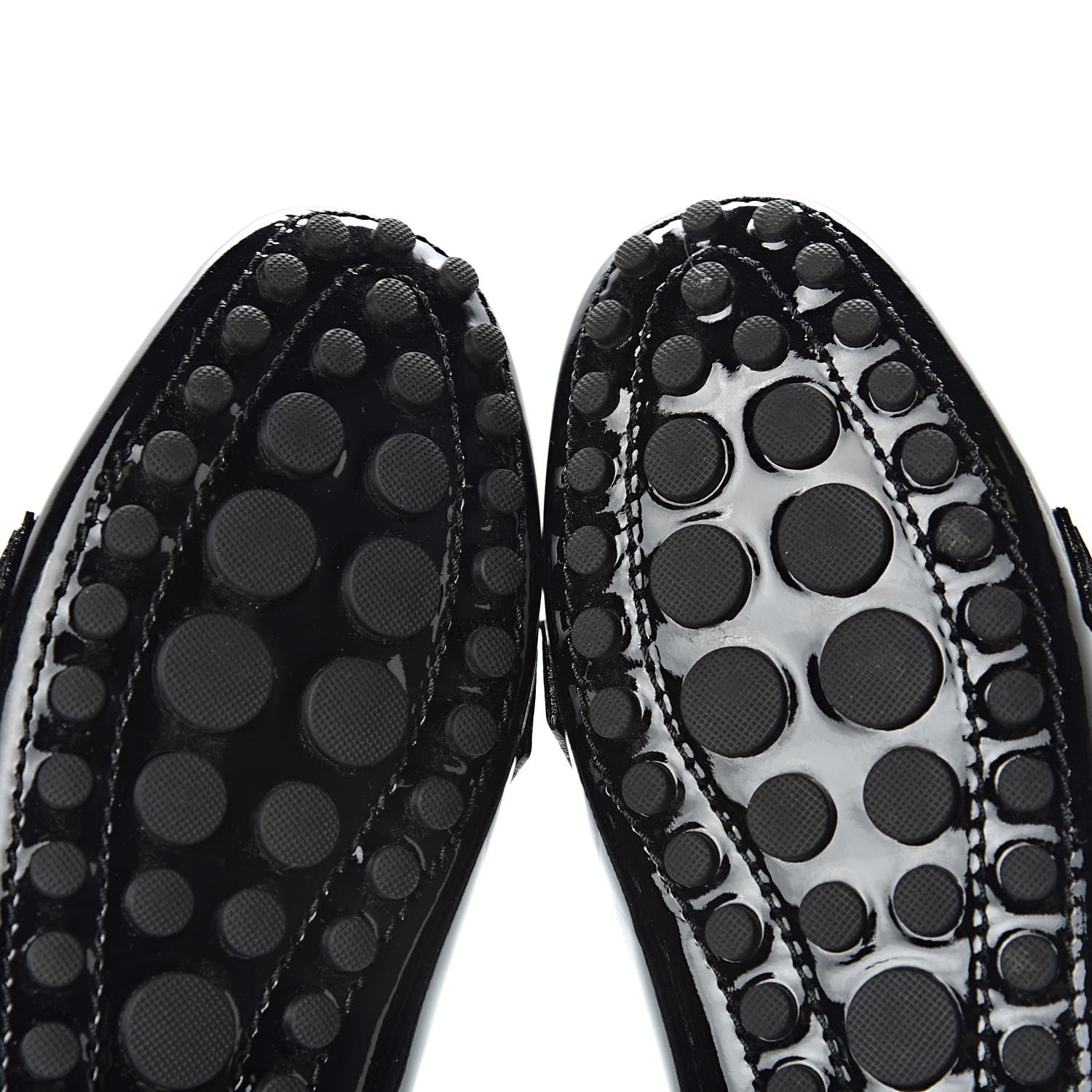 Louis Vuitton Patent Calfskin Oxford Loafers 37 Black 9 of 9