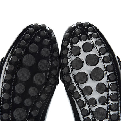 Louis Vuitton Patent Calfskin Oxford Loafers 37 Black 9 of 9