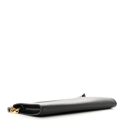 Louis Vuitton Epi Pochette Accessories 24 Black 4 of 12