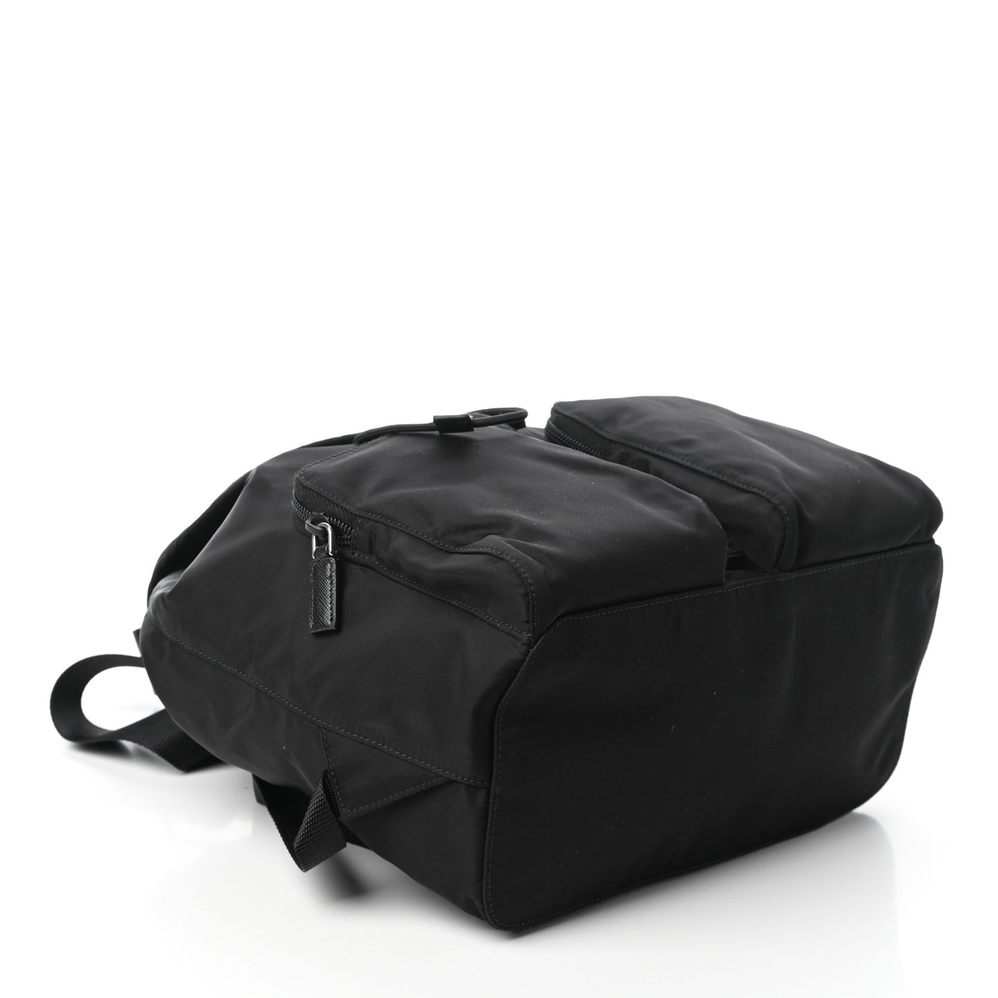 Tessuto Nylon Saffiano Vela Backpack Black