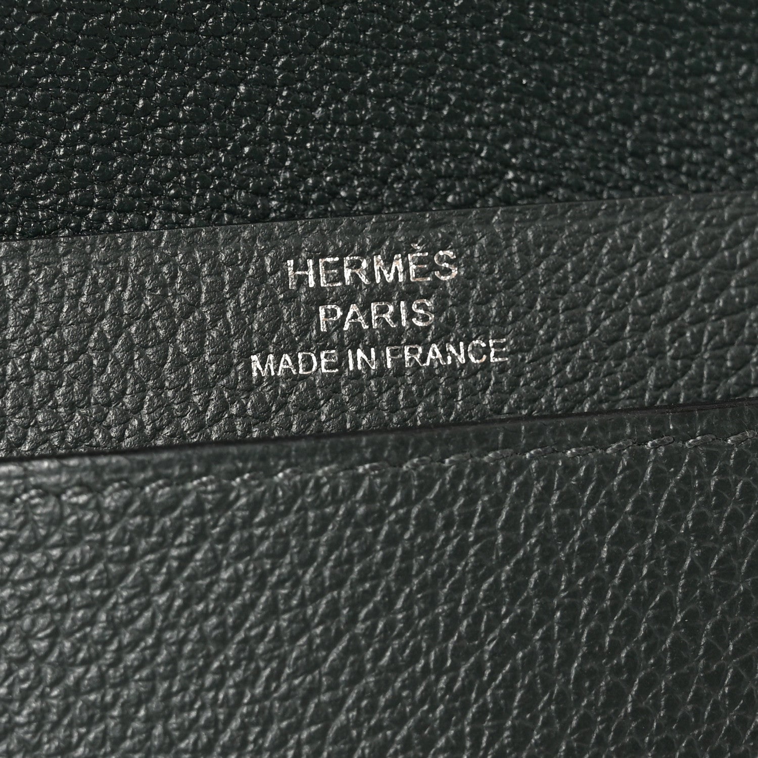 Hermes Evercolor Bi-Color RMS Card Holder Vert Mangrove Vert Amande 6 of 7