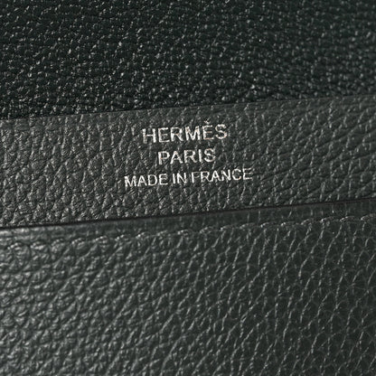 Hermes Evercolor Bi-Color RMS Card Holder Vert Mangrove Vert Amande 6 of 7