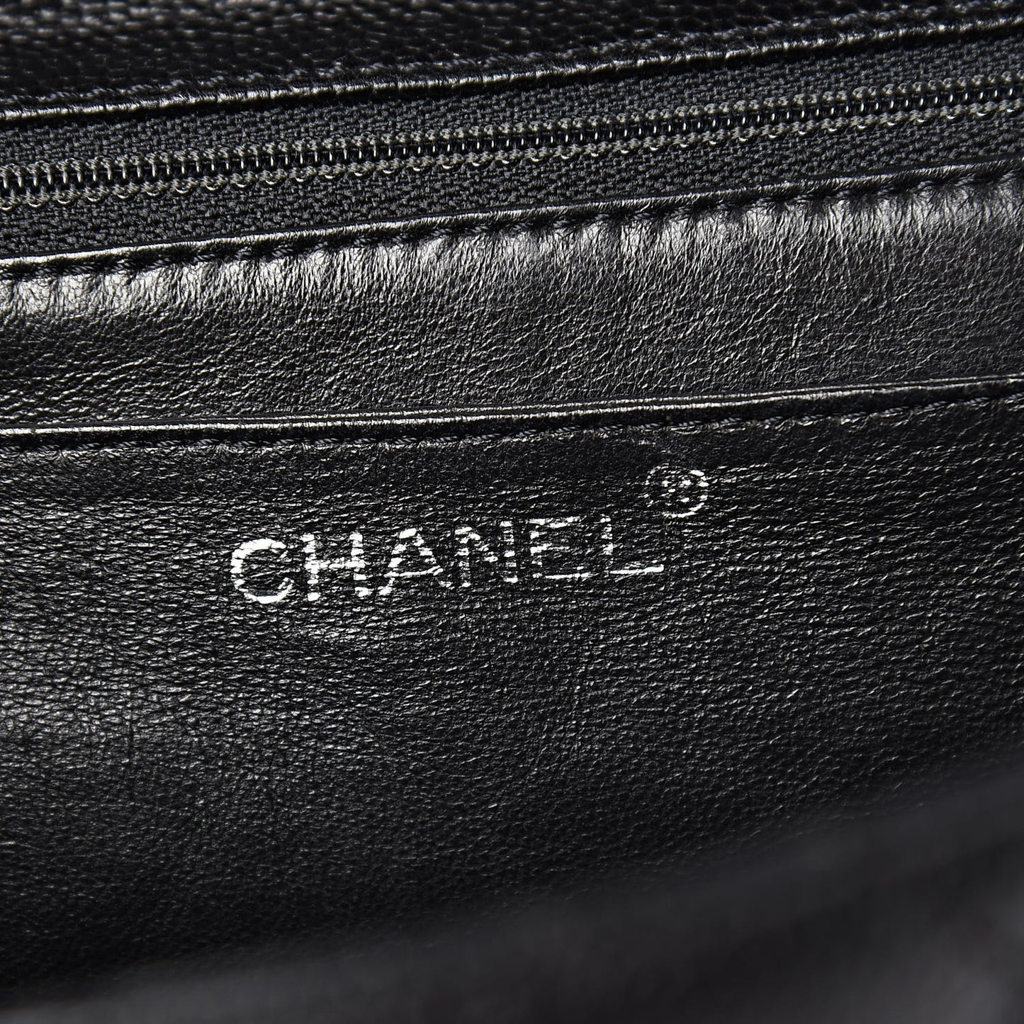 Caviar Quilted Jumbo Kelly Flap Black