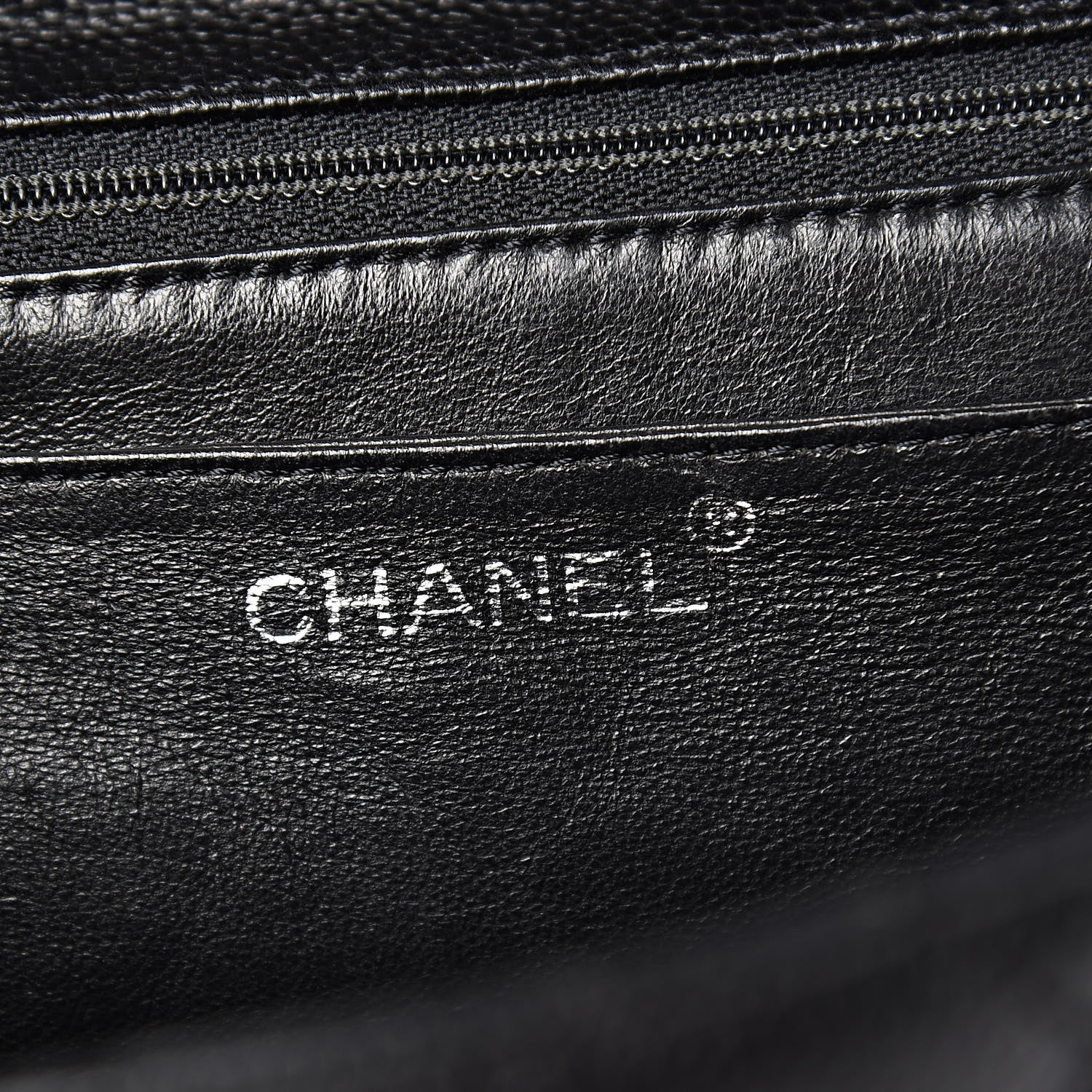 Chanel Caviar Quilted Jumbo Kelly Flap Black 6 of 12