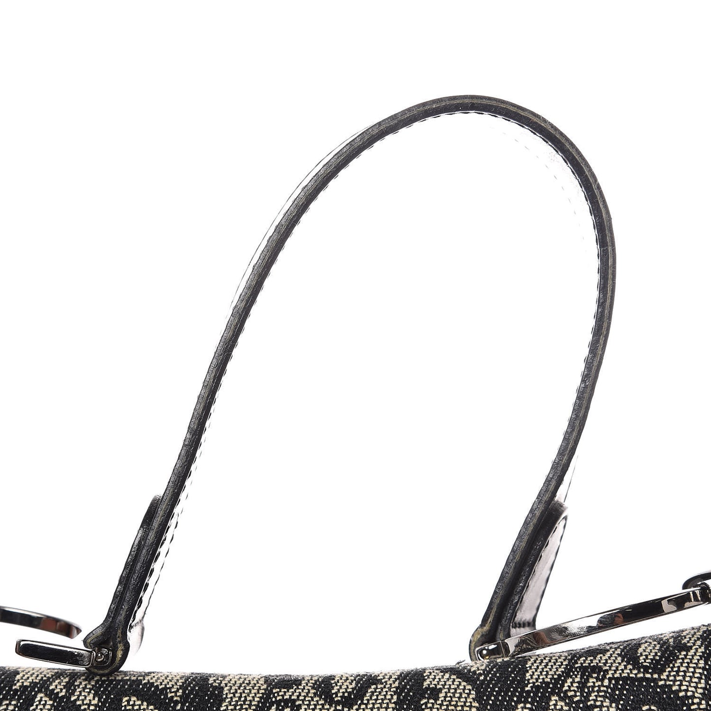 Monogram Double Saddle Bag Black