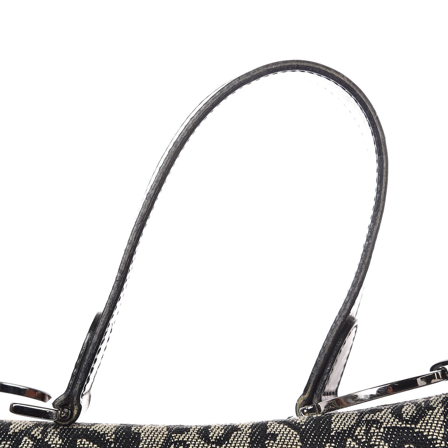 Christian Dior Monogram Double Saddle Bag Black 9 of 9