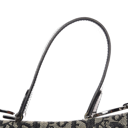 Christian Dior Monogram Double Saddle Bag Black 9 of 9